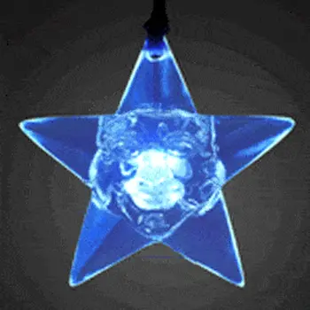 Acrylic LED Star Necklace