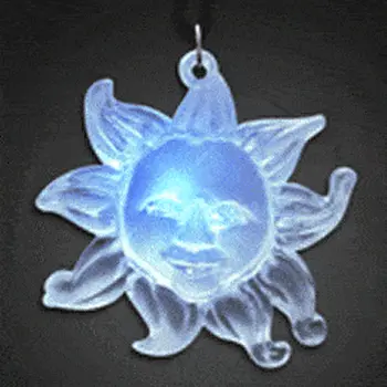 Acrylic LED Sun Necklace