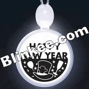 Acrylic Light Up New Years Necklace