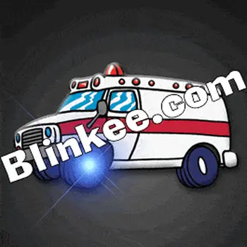 Ambulance Flashing Body Light Lapel Pins