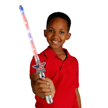 American Flag Star Light Wand
