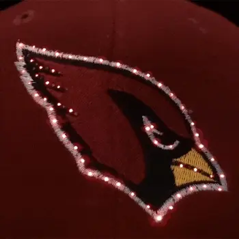 Arizona Cardinals Flashing Fiber Optic Cap