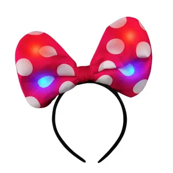 Light Up Soft Bow Headband Assorted