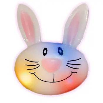 Flashing LED Soft Bunny Rabbit Ring Assorted