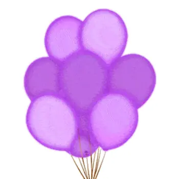 LED Balloons Five Pack Purple