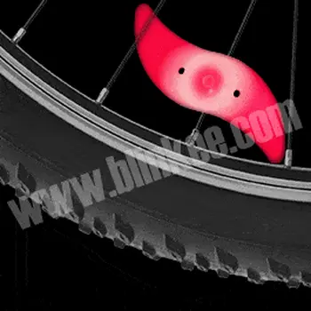 Bicycle Tire Spoke LED Safety Lights Red