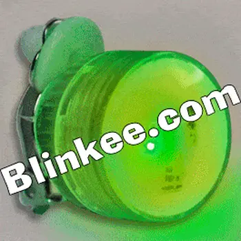 Blue Green Flashing Body Light Lapel Pins