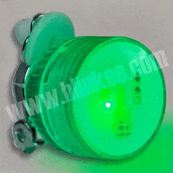 Blue Jade Clip Flashing Body Light Lapel Pins