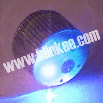 Blue Red Magnetic Clip Flashing Body Light Lapel Pins