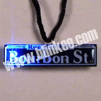 Bourbon Street Flashing Body Light Lapel Pins