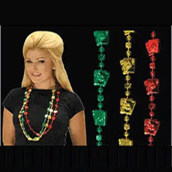Cards and Dice Bead Necklace Pack of 12