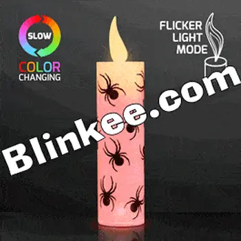 Color Changing Creepy Crawly Halloween Candle