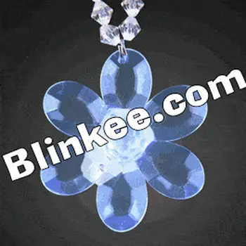 Color Changing LED Acrylic Flower Necklace