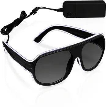 Electro Luminescent Banray Sunglasses White