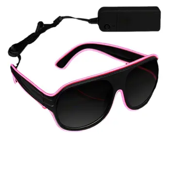 Electro Luminescent Banray Sunglasses Pink