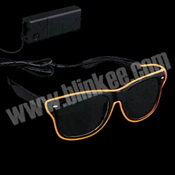 Electro Luminescent Banray Sunglasses Orange