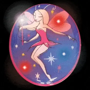 Fairy Flashing Body Light Lapel Pins