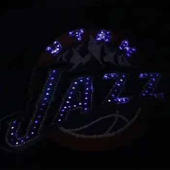 Utah Jazz Flashing Fiber Optic Cap