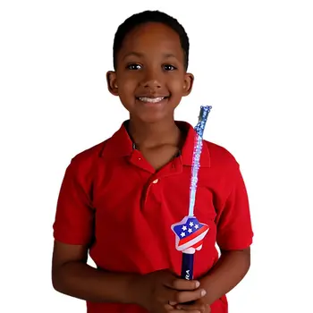 Fiber Optic Stars and Stripes Wand