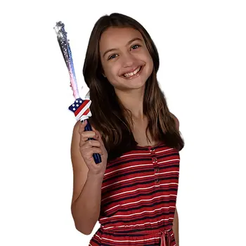 Fiber Optic Stars and Stripes Wand