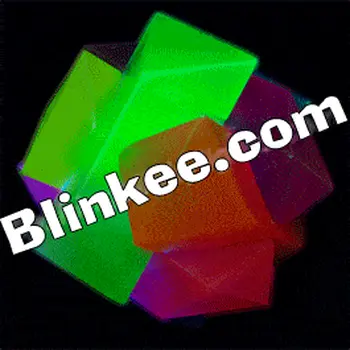 Flashing Bounce Rainbow Crazy Cube