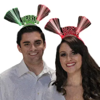 Fiber Optic Merry Christmas Headband