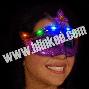 Flashing Mardi Gras Mask