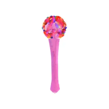 LED Spinning Orb Wand Pink