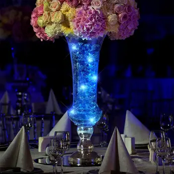 Submersible Floral LED Light Blue