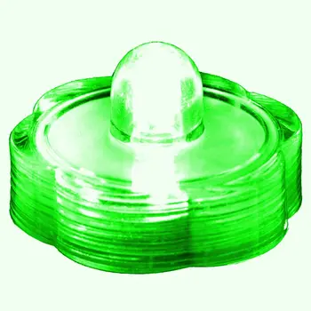 Submersible Floral LED Light Green