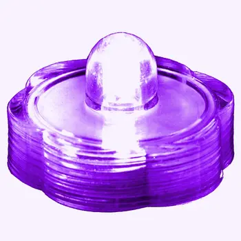 Submersible Floral LED Light Purple