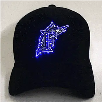 Florida Marlins Flashing Fiber Optic Cap