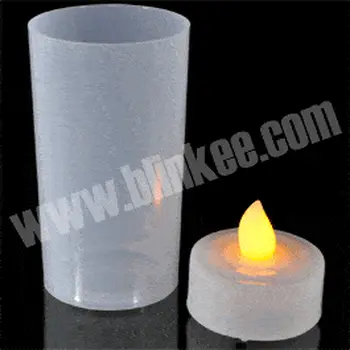 Frosted Cups for Tea Light Candles