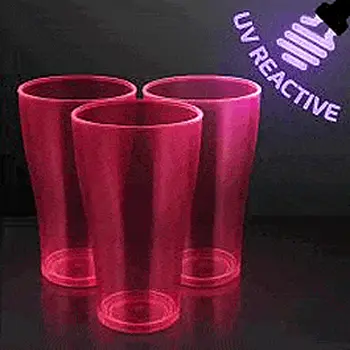 Glow In The Dark Glass Pink