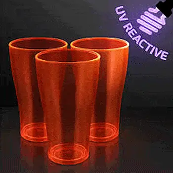 Glow In The Dark Glass Red