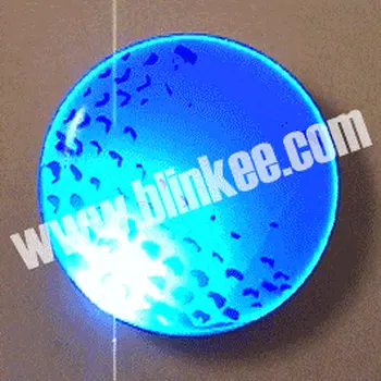 Golf Ball Flashing Body Light Lapel Pins