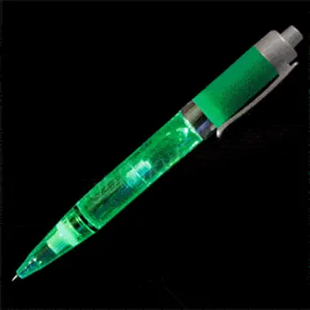 Green Barrel Jade LED Pen