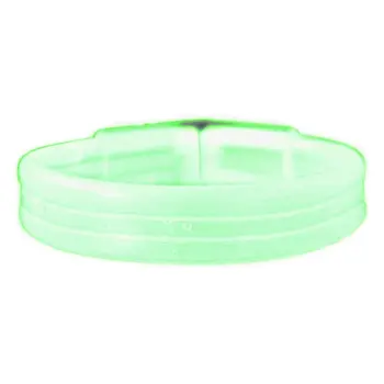 Wide Glow Stick 8 Inch Bracelet Green Pack of 25