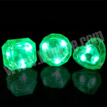 Huge Gem Ring Green Assorted Shapes
