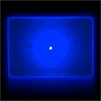 Imprintable Blue Rectangle Flashing Body Light Lapel Pins