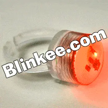 Jade Red Ring Flashing Body Light Lapel Pins