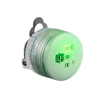 Jade Jade Clip Flashing Body LED Blinking Light Lapel Pins Pack of 25
