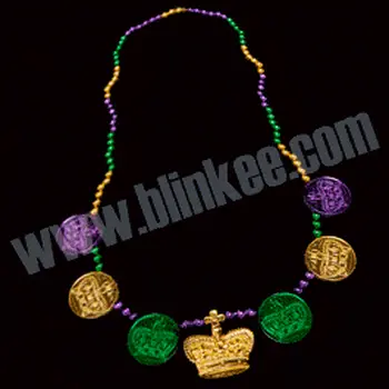 Kings Treasure Mardi Gras Beads Pack of 12
