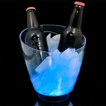 LED Blue Drink Bucket