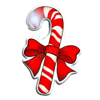 Candy Cane Flashing Blinky Body Light Lapel Pins