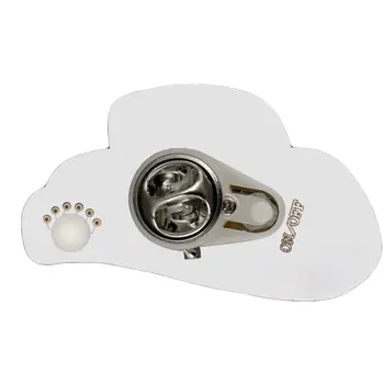 Black Cowboy Hat Flashing Body Light Lapel Pins