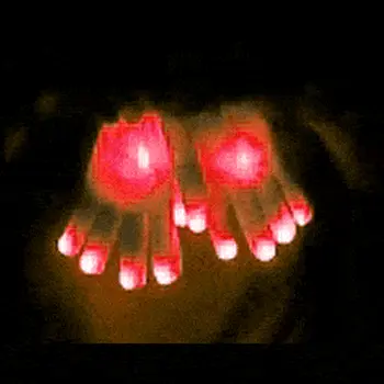 LED Gloves Red LEDs