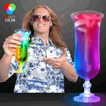 LED Hurricane Drinking Glass