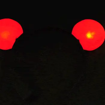 LED Mouse Ears Red