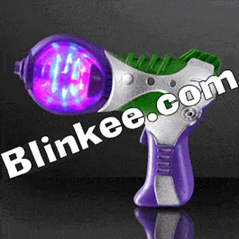 LED Spinning Space Gun
